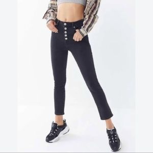 BDG Girlfriend High Rise Button Fly Jeans - Size 24